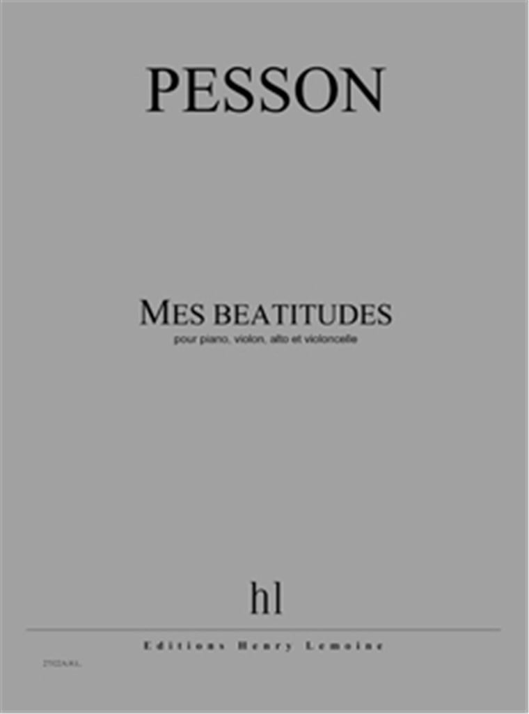 Mes béatitudes